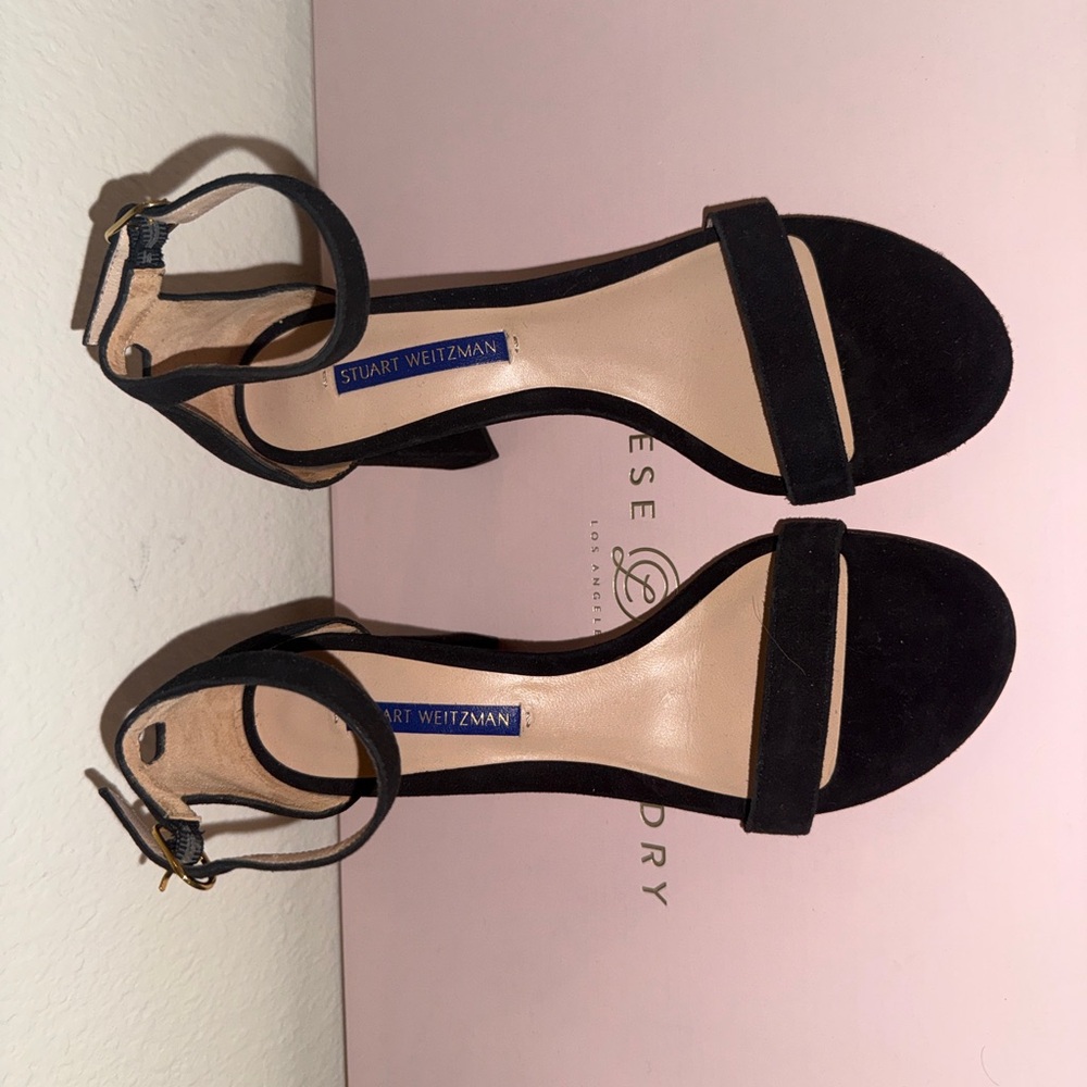Stuart Weitzman Black Women's Sandals